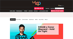 Desktop Screenshot of los40.co.cr