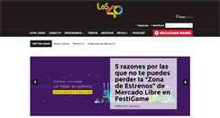 Desktop Screenshot of los40.cl